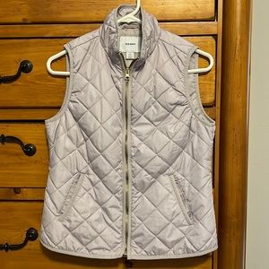 Old Navy Quilted Zip-Up Vest / Size Small Petite